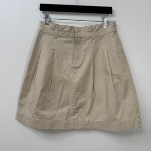 Zara Beige A-Line Skirt